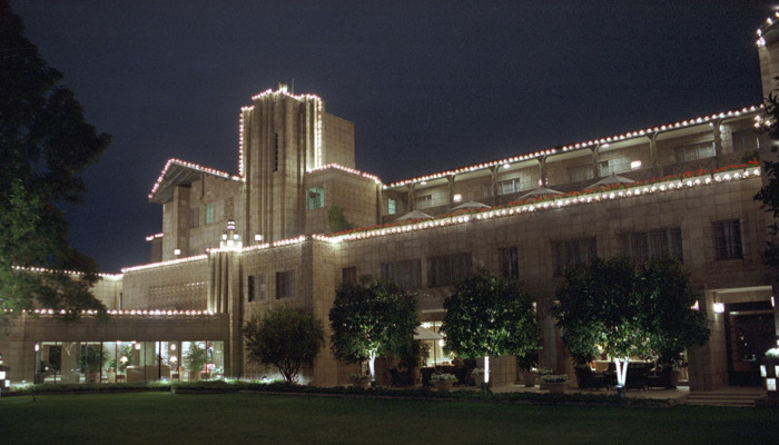 Nighttime photographs of Arizona Biltmore Hotel in Phoenix.