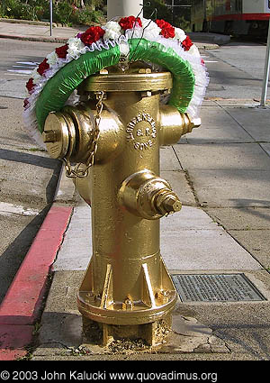 Photographs of Noe Valley Fire Hydrant that saved the Mission.