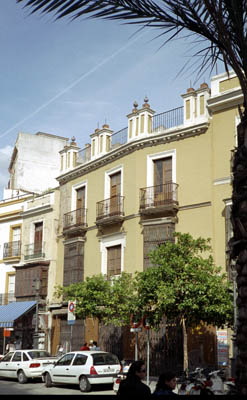 Architectural ironwork in Spain.