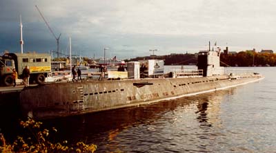 Photographs of a Russian Foxtrot Class Submarine in Stockholm, Sweden.