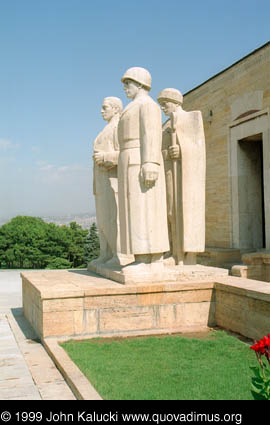 Photographs of Ankara and Ataturk's Tomb.