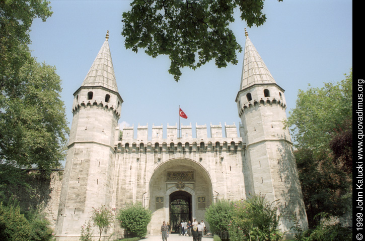 Photographs of the Topkapi Palace, Istanbul Turkey.