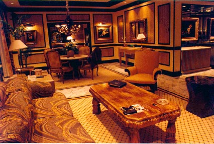 Photographs of a penthouse in the Miragine Hotel and Casino, Las Vegas, Nevada.